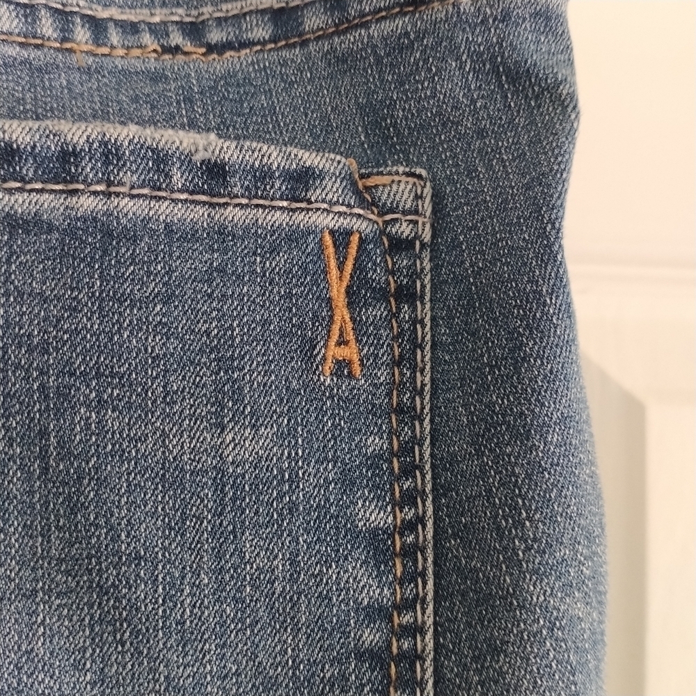 Vintage America Applique Boho Skinny Jeans 14R - Picture 5 of 14